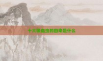十大吸血虫的由来是什么
