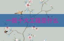 一般十大工程是什么