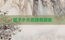 腻子十大名牌有哪些
