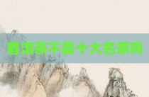 普洱茶不算十大名茶吗