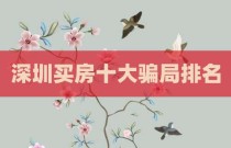 深圳买房十大骗局排名