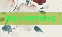 博白十大特产是什么