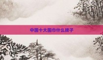 中国十大围巾什么牌子