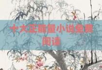 十大正能量小说免费阅读