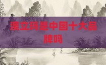 澳立玛是中国十大品牌吗