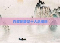 白蝶地暖是十大品牌吗
