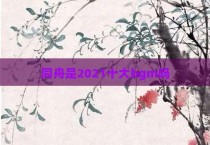 同舟是2021十大bgm吗