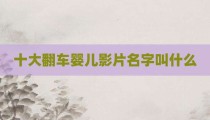 十大翻车婴儿影片名字叫什么