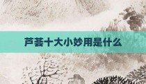 芦荟十大小妙用是什么