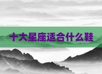 十大星座适合什么鞋
