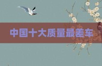 中国十大质量最差车