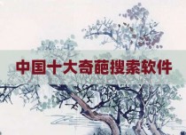 中国十大奇葩搜索软件