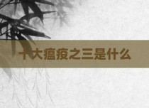 十大瘟疫之三是什么