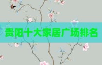 贵阳十大家居广场排名