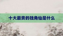 十大最贵的独角仙是什么