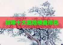 蚌埠十大危险楼盘排名