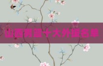 山西男篮十大外援名单