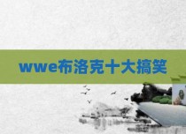 wwe布洛克十大搞笑