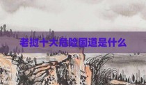 老挝十大危险国道是什么