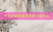 十大火锅手套排名第一是什么