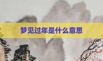 梦见过年是什么意思
