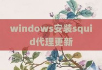 windows安装squid代理更新
