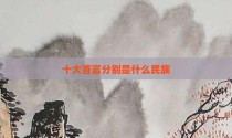 十大首富分别是什么民族