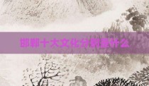邯郸十大文化分别是什么