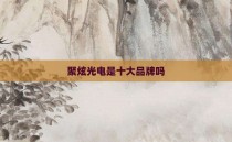 聚炫光电是十大品牌吗