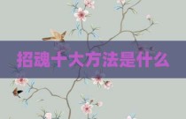招魂十大方法是什么