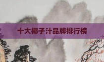 十大椰子汁品牌排行榜