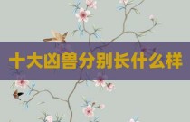 十大凶兽分别长什么样
