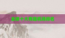 全球十大有趣机场排名