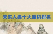 未来人类十大商机排名