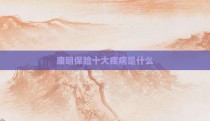 康明保险十大疾病是什么