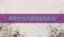 禁欲十大小说女主叫什么