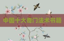中国十大奇门法术书籍