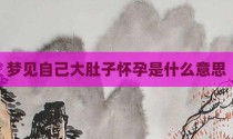 梦见自己大肚子怀孕是什么意思