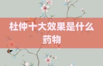 杜仲十大效果是什么药物