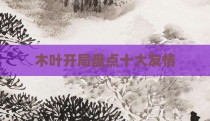 木叶开局盘点十大友情