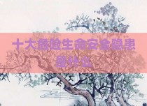十大危险生命安全隐患是什么