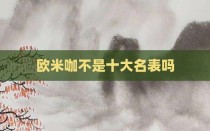 欧米咖不是十大名表吗
