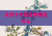 北京十大民生举措是什么