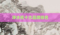 净水机十大品牌排名