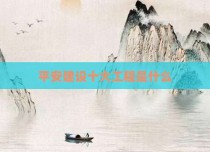 平安建设十大工程是什么
