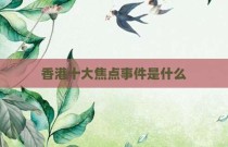 香港十大焦点事件是什么
