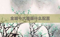 全城十大童版什么配置
