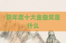获年度十大金曲奖是什么