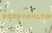 梦见买房子是什么预兆
