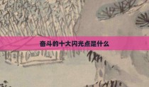 奋斗的十大闪光点是什么